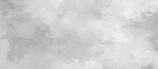 Abstract gray background soft white watercolor grunge texture. fog design with white smoke texture overlays. smoky effect for photos design. Vintage or grungy of White Concrete Texture.	