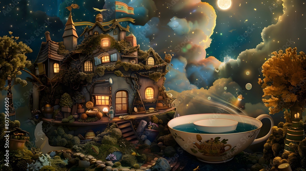 Poster adventures as tiny explorers journey through a world of household objects, discovering hidden worlds