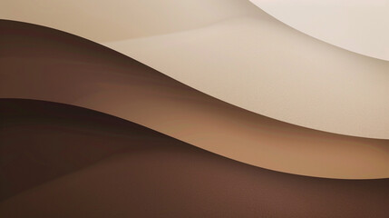 Sleek abstract wallpaper featuring gradient transition from chocolate brown to sy beige