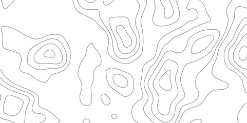 Topographic map background geographic line map with elevation assignments. The black on white contours vector topography stylized height of the lines map.	