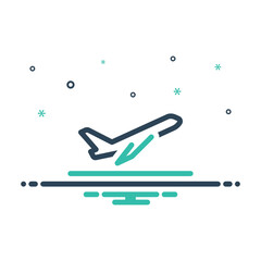 Mix icon for departure