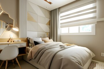 Minimalist Children's Bedroom Design,Interior Design Ideas