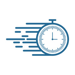 Speed Time Icon Logo Design vector element  template