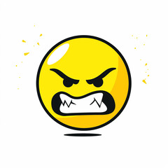 Fototapeta premium Smiley icons with cute 2D drawing feeling