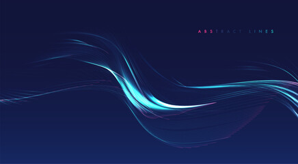 Abstract colored dynamic waves.