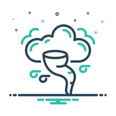 Mix icon for extreme weather