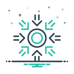 Mix icon for center
