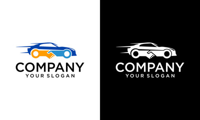 Creative Fast Deal Work Logo Template Design Vector