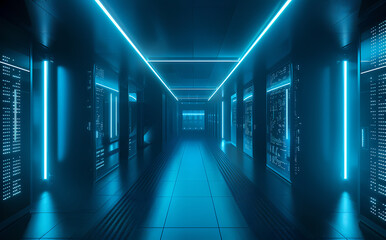 Fototapeta premium server, technology, storage, data, background