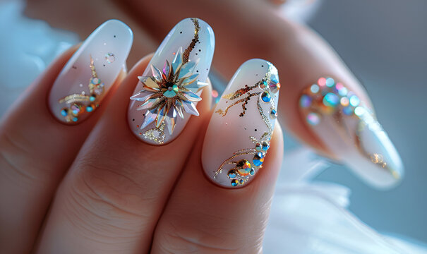 Witness the captivating moments of nail artistry in ac Nail Designs: A Fusion of Creativity and Elegance