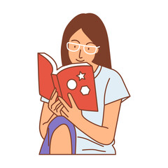 Reading Book Illustration