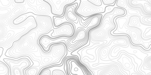 Background of the topographic map. Topographic map lines, contour background. Geographic abstract grid. Topographic Map Seamless Pattern. Vector Background