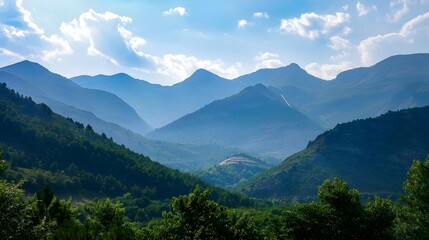 Obraz premium panorama of the mountains
