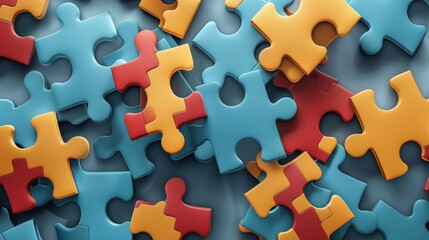 A creative illustration of a puzzle coming together, symbolizing problem-solving and strategy.