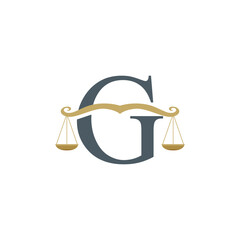 Letter G Law firm logo design