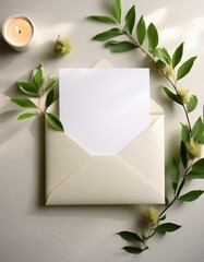Boughs of Beauty: Wedding Invitation with Natural Elements