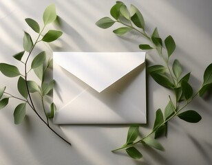 Botanical Bliss: Invitation Mockup with Branches