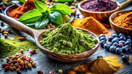 Superfood Powder for Biohackers, Packed with Adaptogens, Nootropics, and Nutrient-Dense Ingredients