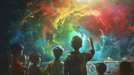  teacher empowering students to reach their full potential and pursue their dreams in a motivating and supportive classroom, 