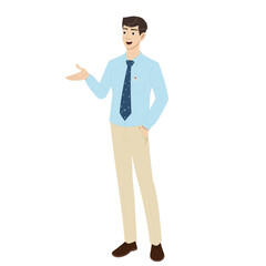  A businessman model sheet. 