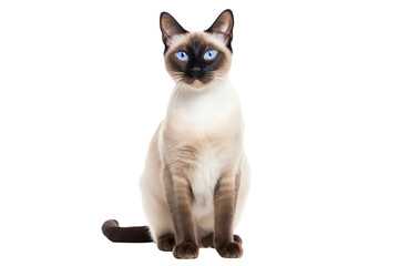 A beautiful, elegant cat with striking blue eyes and a long, luxurious tail. The perfect companion for anyone looking for a loyal and loving friend.