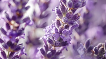  showcasing their delicate purple blooms and calming aroma. 