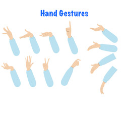  hand gestures.