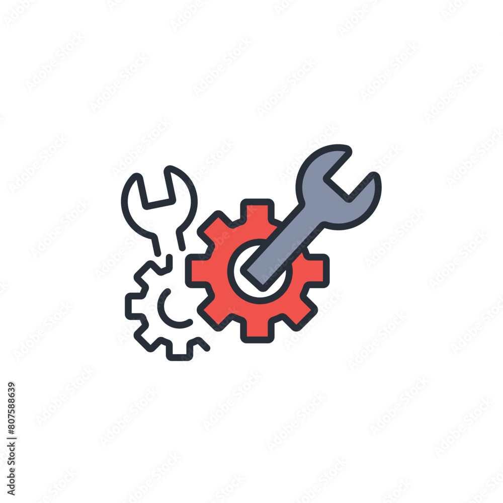 Poster testing icon. vector.editable stroke.linear style sign for use web design,logo.symbol illustration.