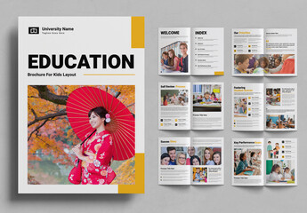 Education Brochure Template Layout