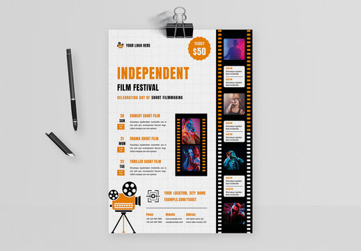 Independent Film Festival Flyer Template