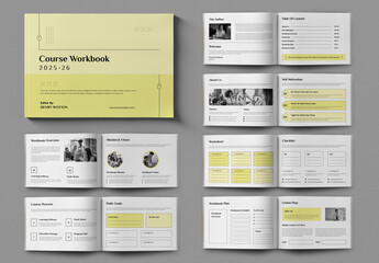 Workbook Planner Template Landscape