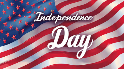 Commemorate Independence Day with a USA flag Fourth of July background, where the stars and stripes