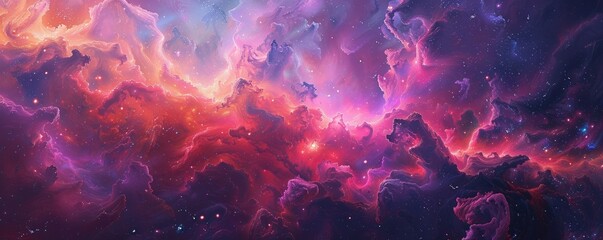 Obraz premium Abstract Space Art