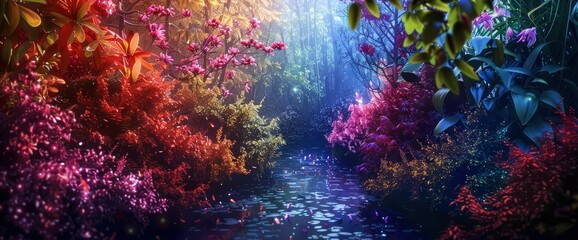 A Nature Spring Summer Background Unfolds Before Our Eyes, Background HD For Designer 