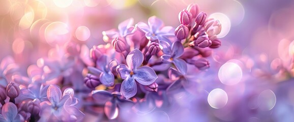 Admire The Delicate Beauty Of Lilac Blossom Up Close, Where The Soft Colors And Gentle Bokeh Stir The Senses With A Feeling Of Tenderness And Nostalgia, Background HD For Designer 