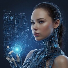 syber ai women / AI Robot, Future Robot, Human Robot, Female, AI, Artificial Intelligence, Humanoid, Cyber,