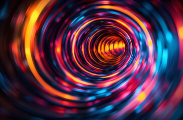 Modern abstract blue and purple circles background, abstract technology background