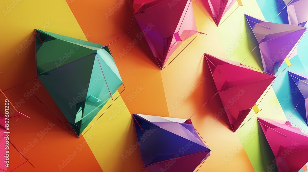 Poster abstract background with lines in shape geometric background