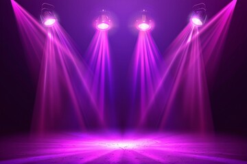 a purple spot lights with purple background