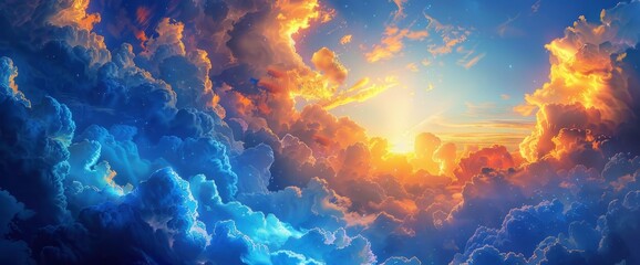 Behold The Magnificence Of A Fantastically Beautiful Bright Sky, Background HD For Designer 