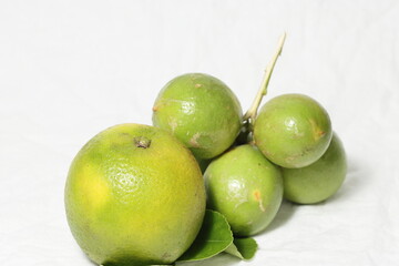 Green Lime isolate on white background