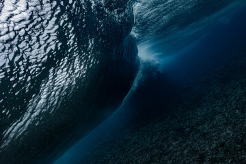 Under the wave