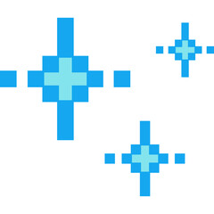 Fototapeta premium Sparkle Pixel Art