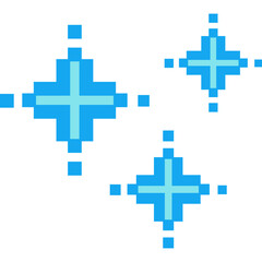 Obraz premium Sparkle Pixel Art