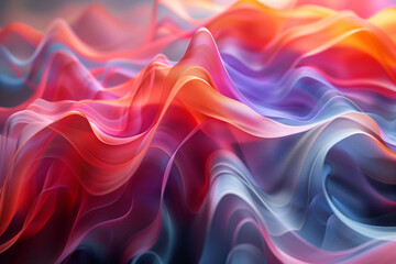 Fototapeta premium Digital borderless innovation colored background, presentation material.