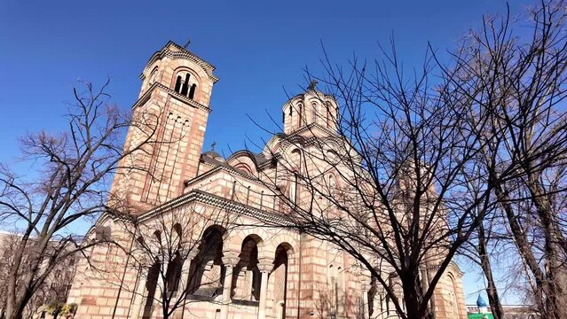 St. Marko church, one of the most famous landmarks in Belgrade, Serbia.	
