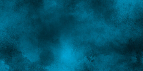 Abstract grunge blank and mint green or blank texture surface background, Aquarelle paint paper textured canvas element for text design, Bright blue cloudy sky vector illustration.	