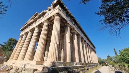 Fototapeta premium hephaestus temple in athens ancient agora greece