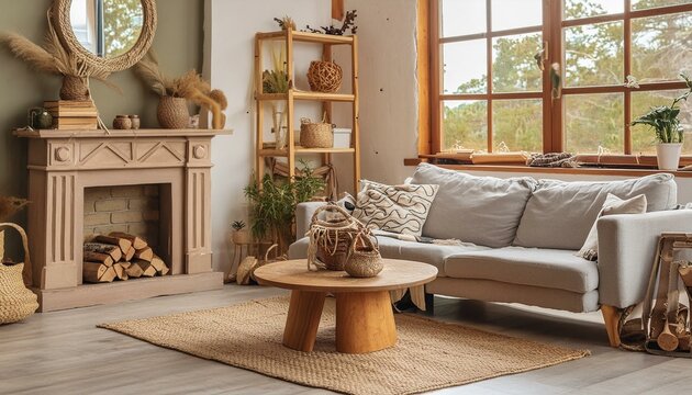 Country Comforts Meet Contemporary Style: Modernizing the Farmhouse Living Room"