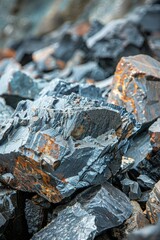 Fototapeta premium Large mines and mineral deposits